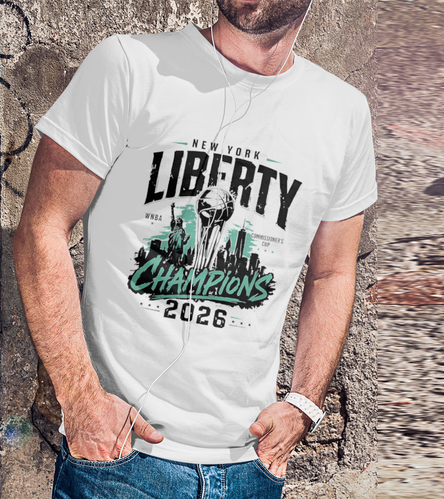 New York Liberty WNBA Champions 2026 T-Shirt