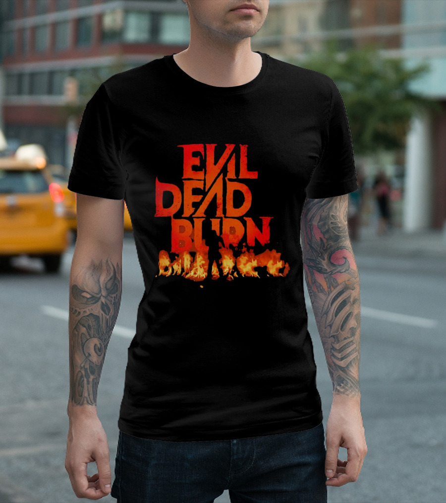 Evil Dead Burn Flaming T-Shirt