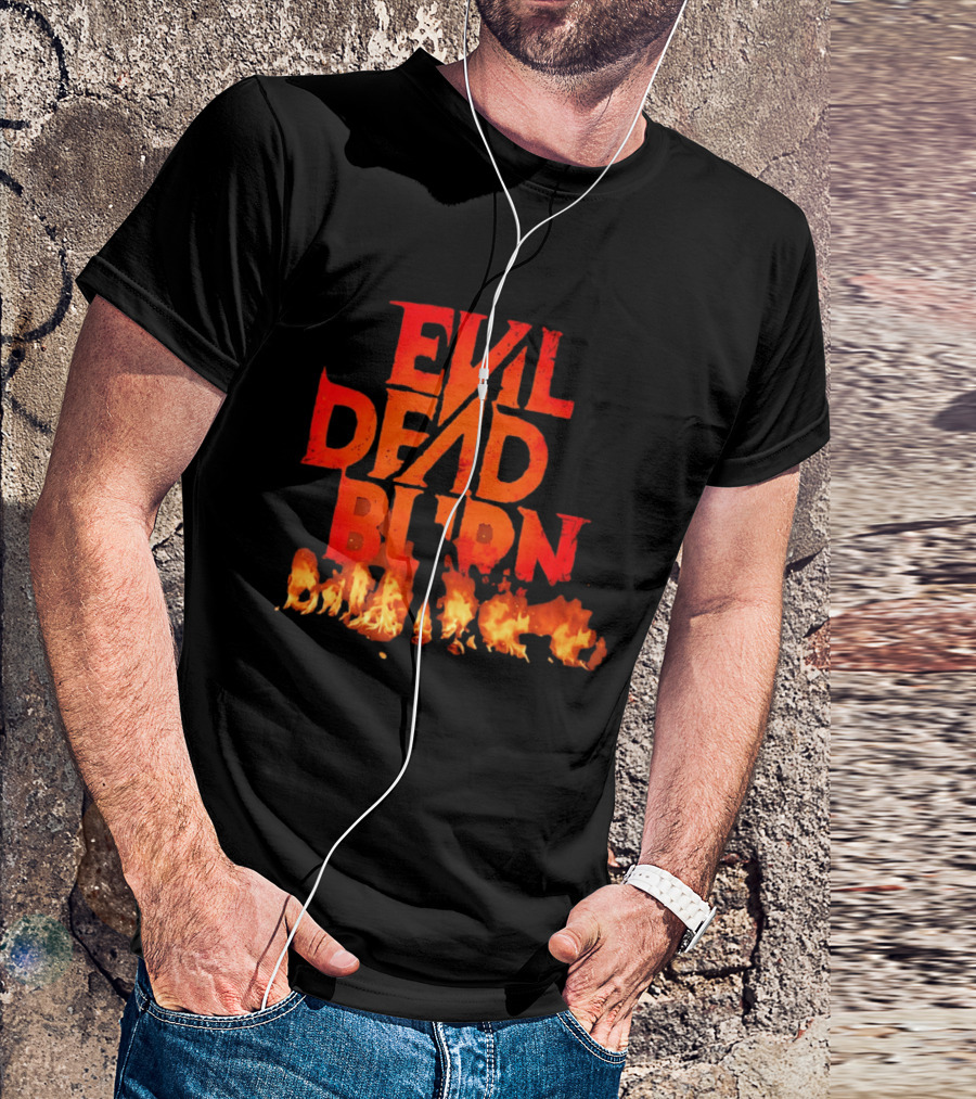 Evil Dead Burn Flaming T-Shirt