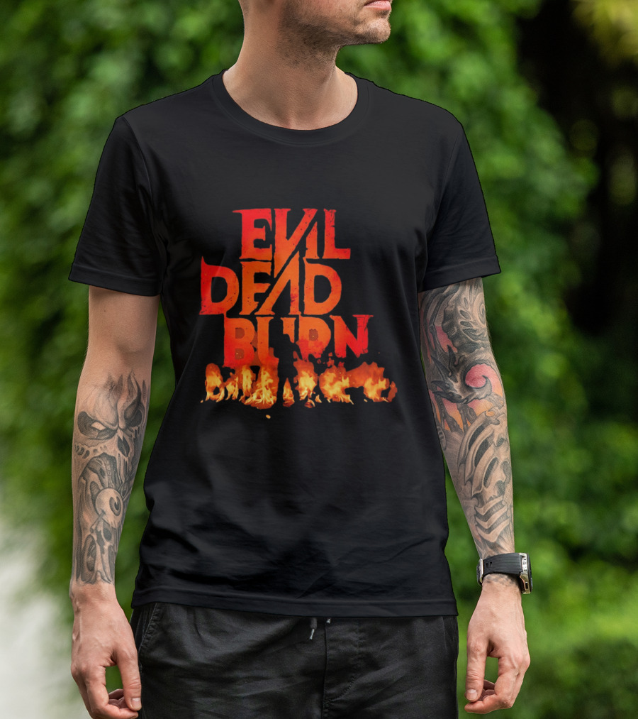 Evil Dead Burn Flaming T-Shirt