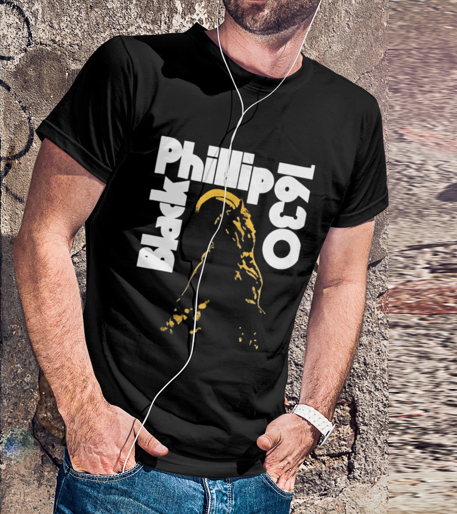 Black Phillip 1630 The Witch A24 Horror Movie T-Shirt