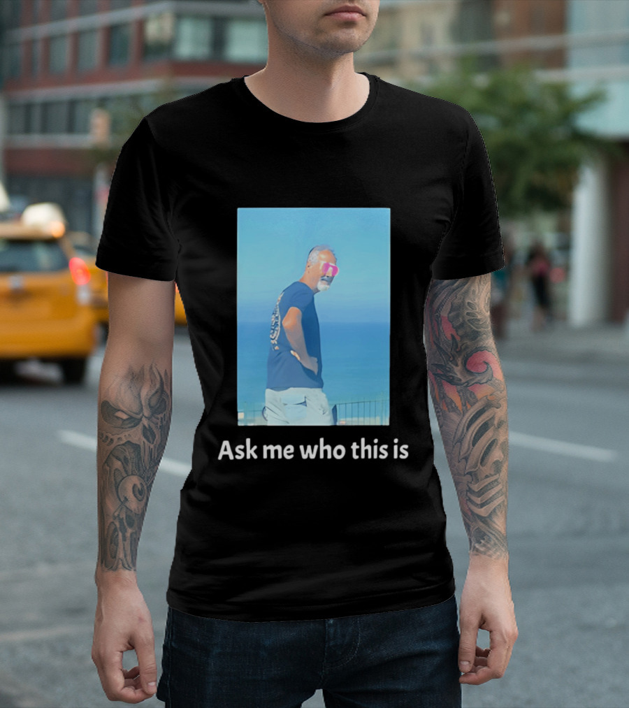 Ask Me Who This Is Hideo Kojima Scenic Beach T-Shirt