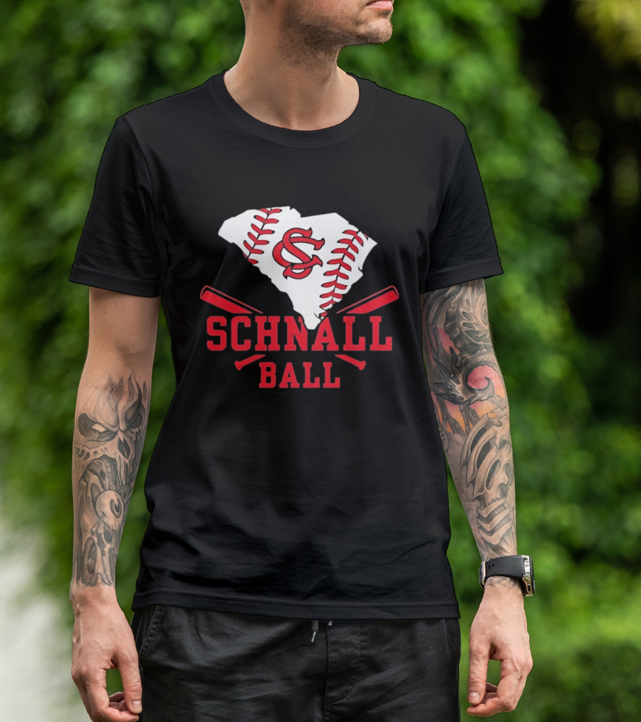 Schnall Ball South Carolina Gamecocks Baseball Paul Mainieri T-Shirt