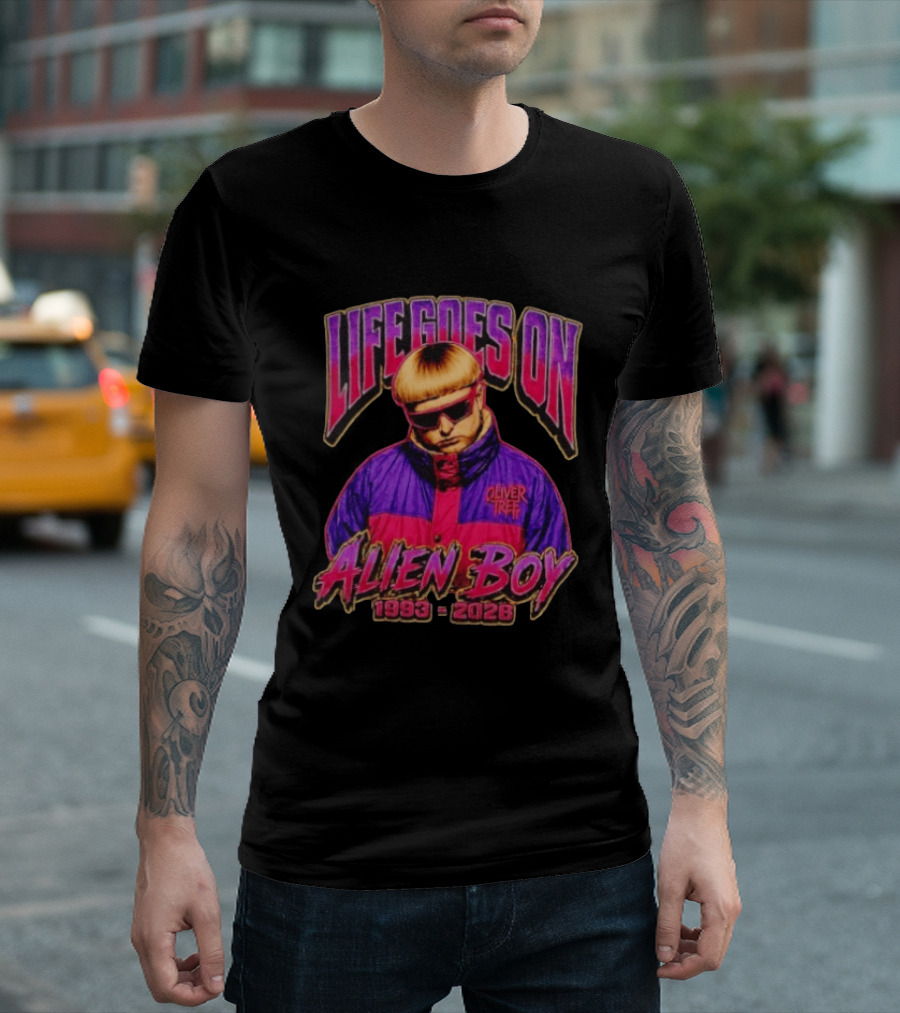 Oliver Tree Life Goes On Alien Boy 1993 2026 T-Shirt