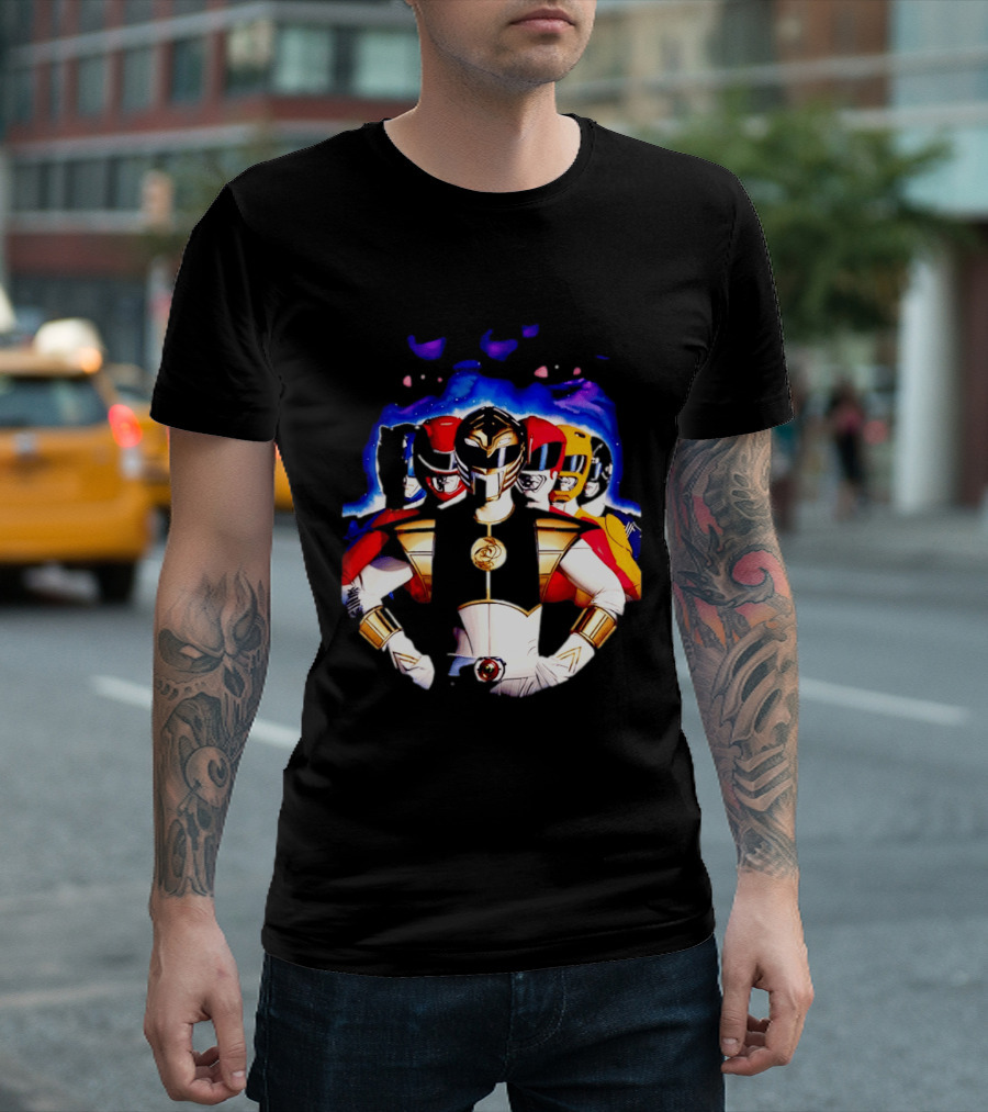 Power Rangers White Ranger Mighty Morphin Team Legacy T-Shirt