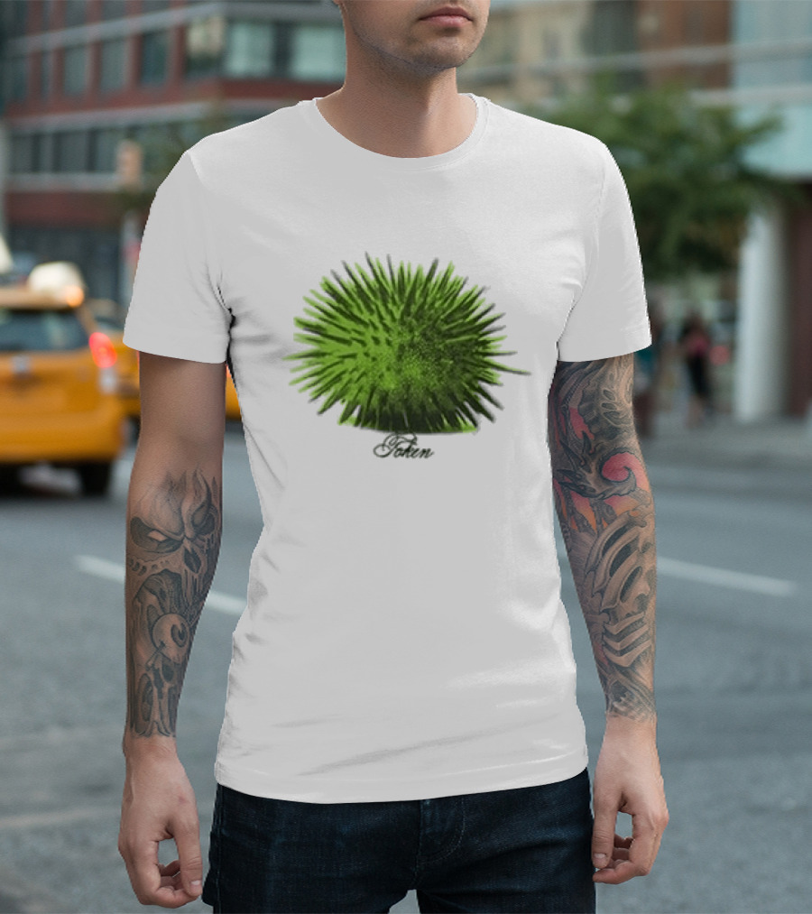 Note Token Nyc Touch Green Artistic Burst T-Shirt
