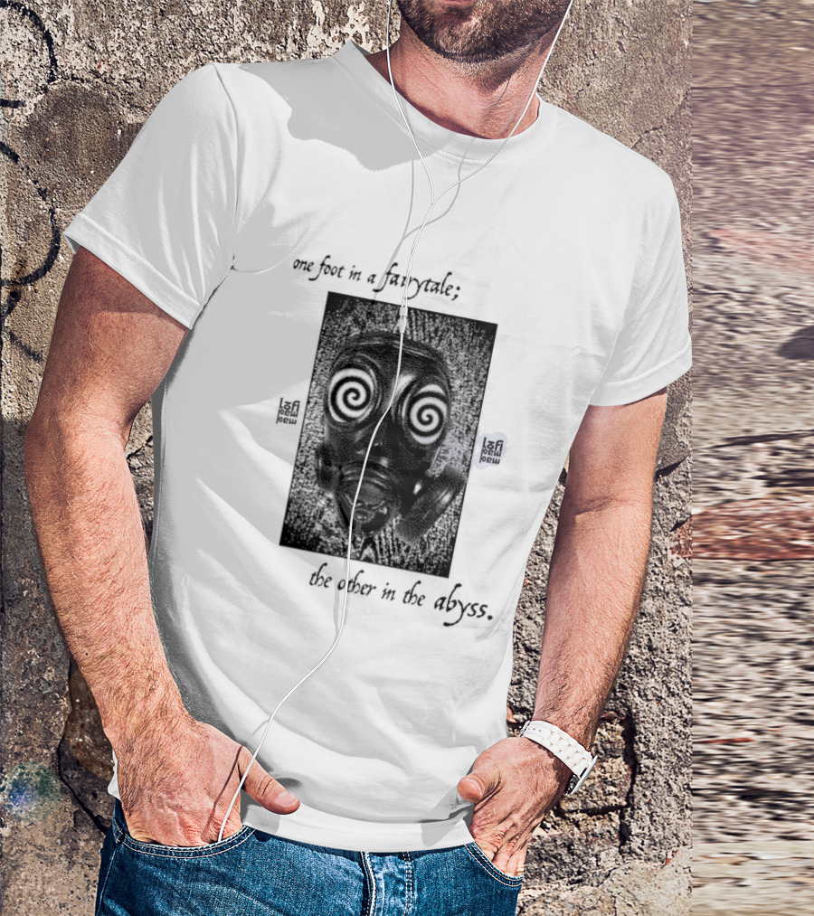 One Foot In A Fairytale The Other In The Abyss Hypnotic Spiral Eyes Face T-Shirt