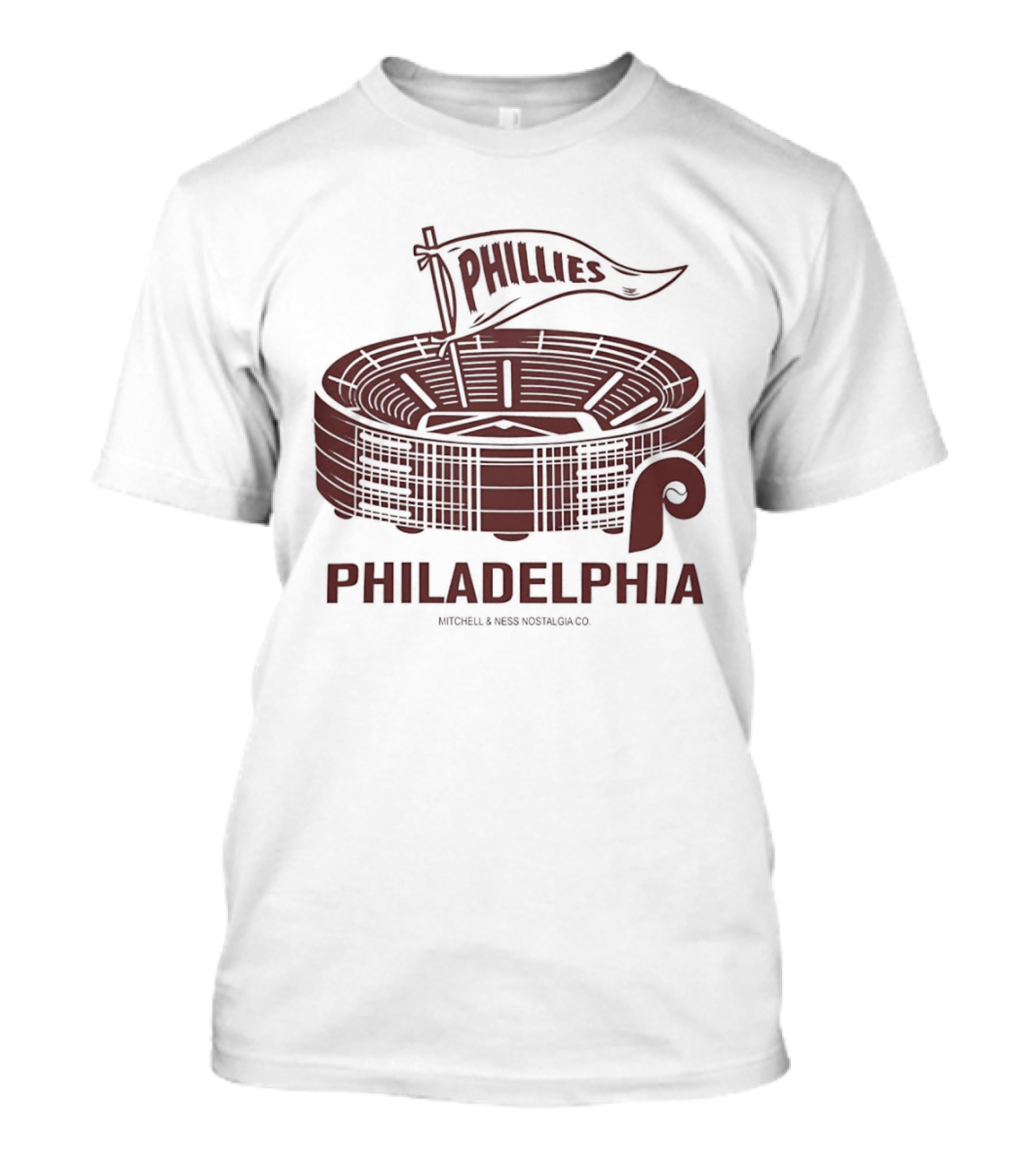 Philadelphia Phillies Stadium Pennant Retro Baseball Fan T-Shirt