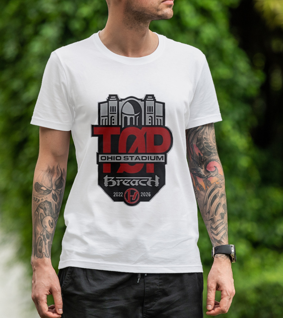 TAD Ohio Stadium Breach 2022 2026 T-Shirt