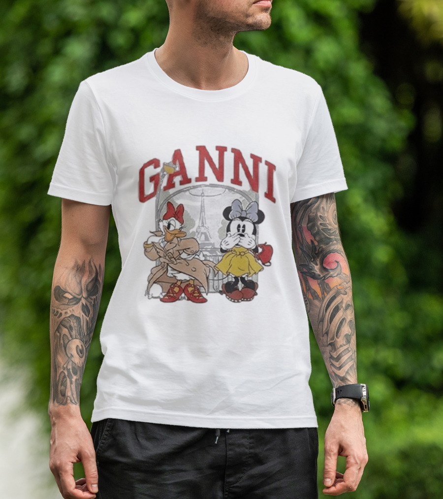 GANNI Disney Minnie Daisy Paris T-Shirt