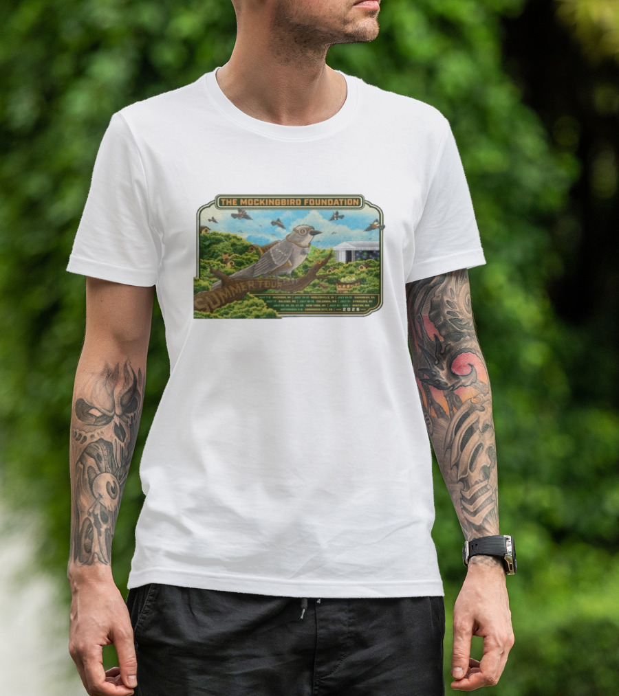 The Mockingbird Foundation Summer Tour 2026 Madison Noblesville Alpharetta Portland George Syracuse Boston T-Shirt