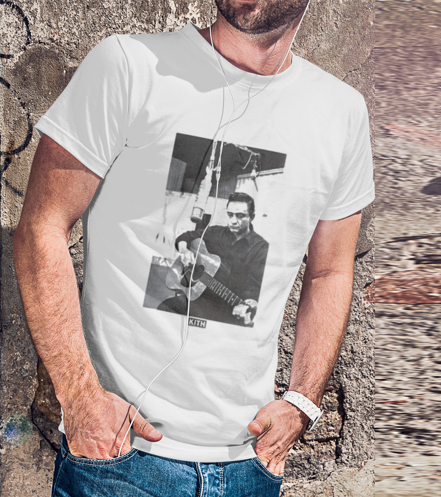 Kith Records Johnny Cash Folsom Prison Retro Music T-Shirt