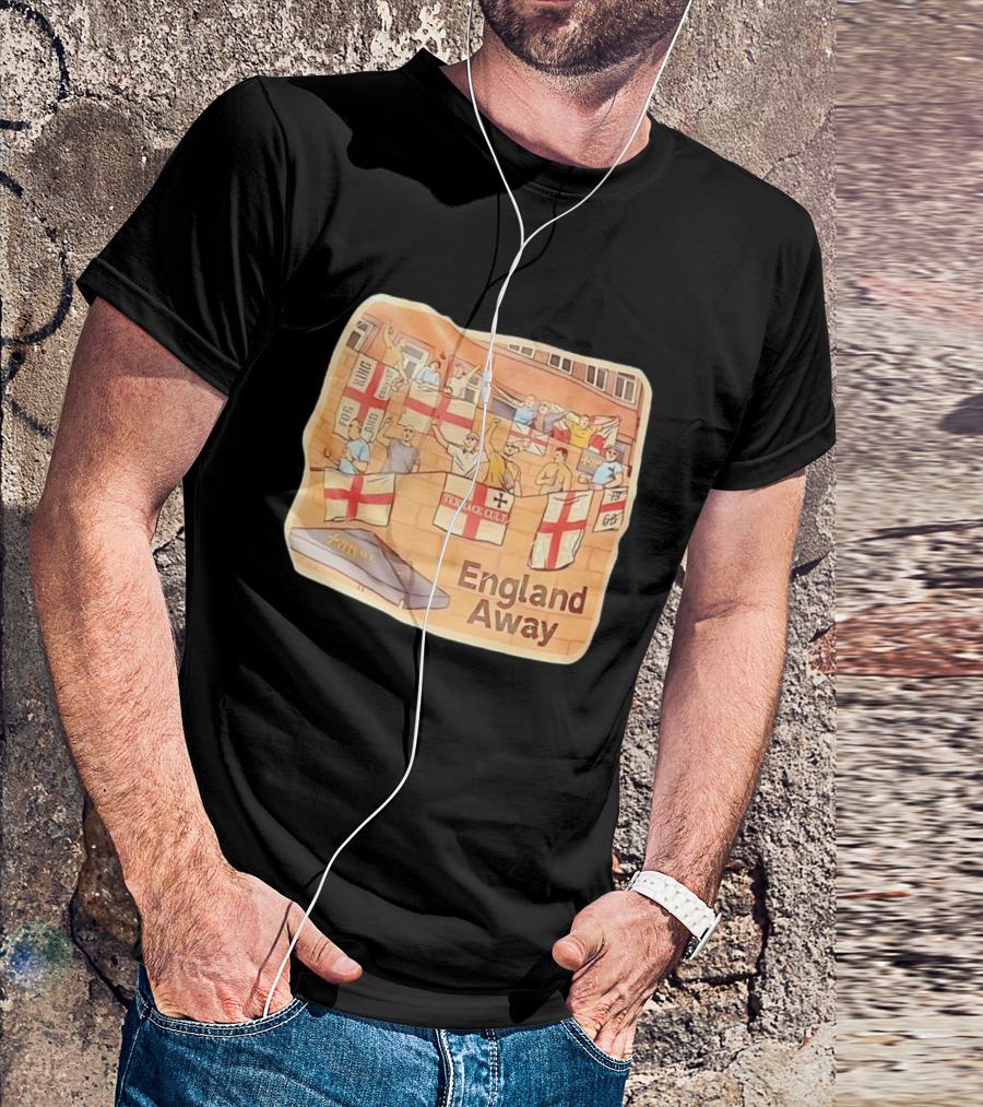 England Away Terrace Cult For King And Country Flag T-Shirt