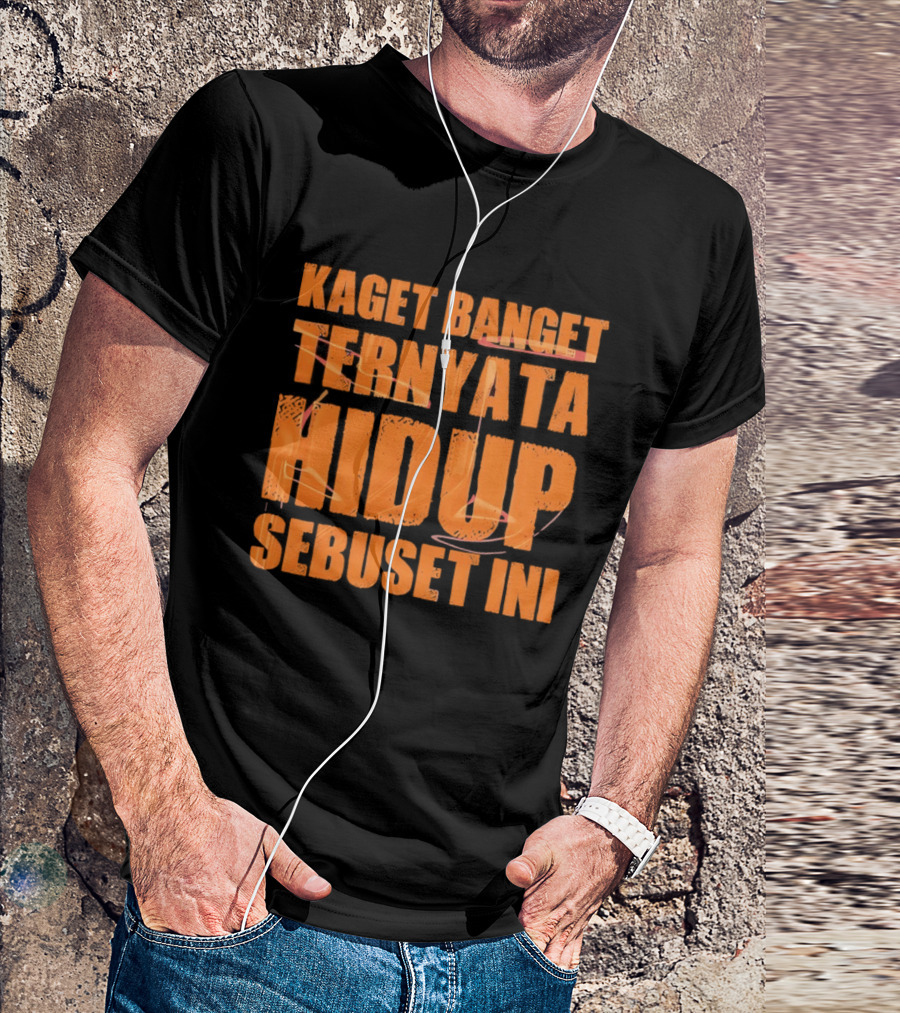 Kaget Banget Ternyata Hidup Sebuset Ini Bold Orange T-Shirt