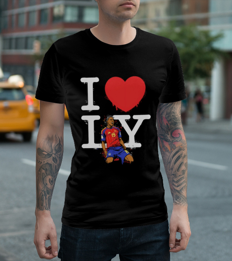 I Love Lamine Yamal Spain National Football Team 19 T-Shirt