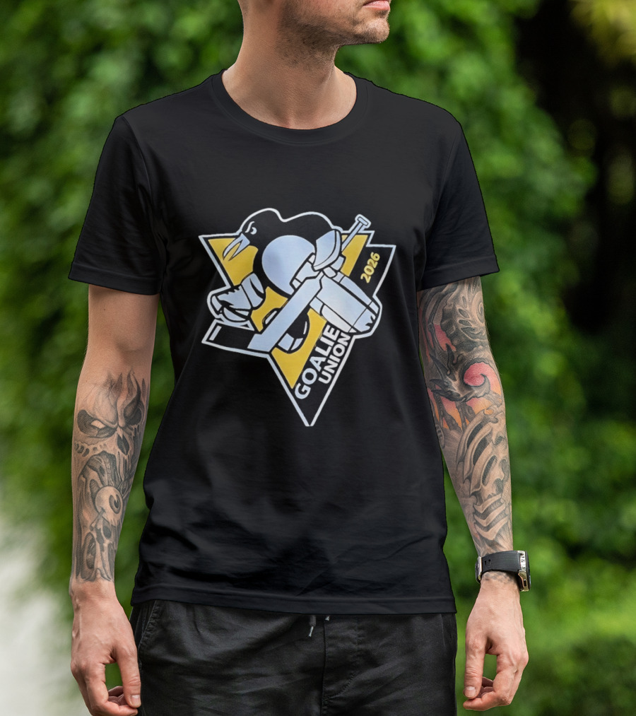 Pittsburgh Penguins Goalie Union 2026 Ice Hockey T-Shirt