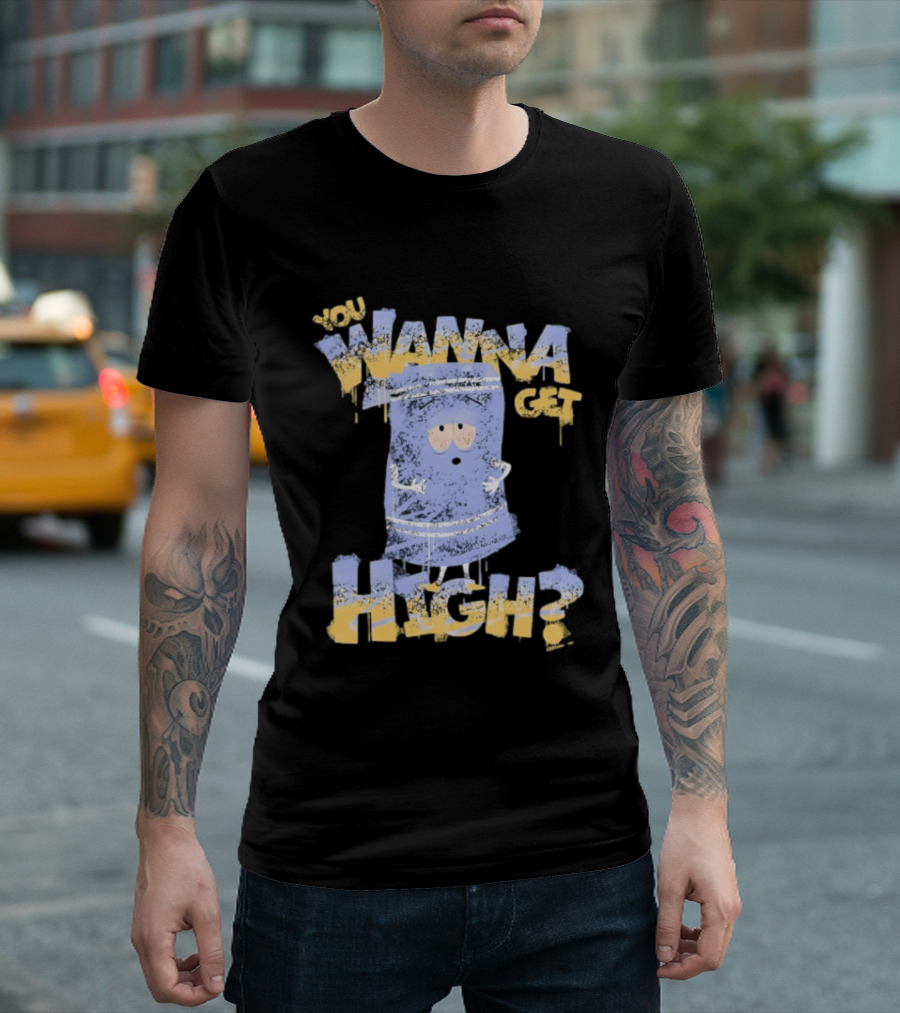 South Park Towelie You Wanna Get High T-Shirt