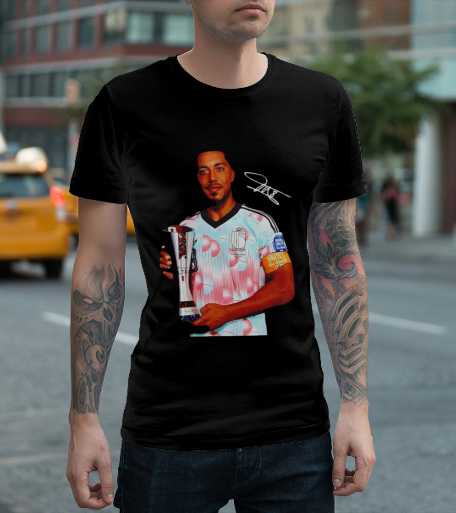 Youri Tielemans Belgium Football Unites The World Trophy Winning Moment T-Shirt