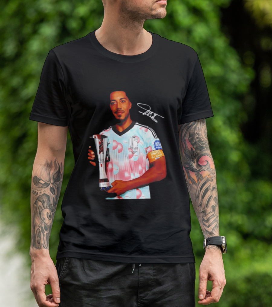 Youri Tielemans Belgium Football Unites The World Trophy Winning Moment T-Shirt