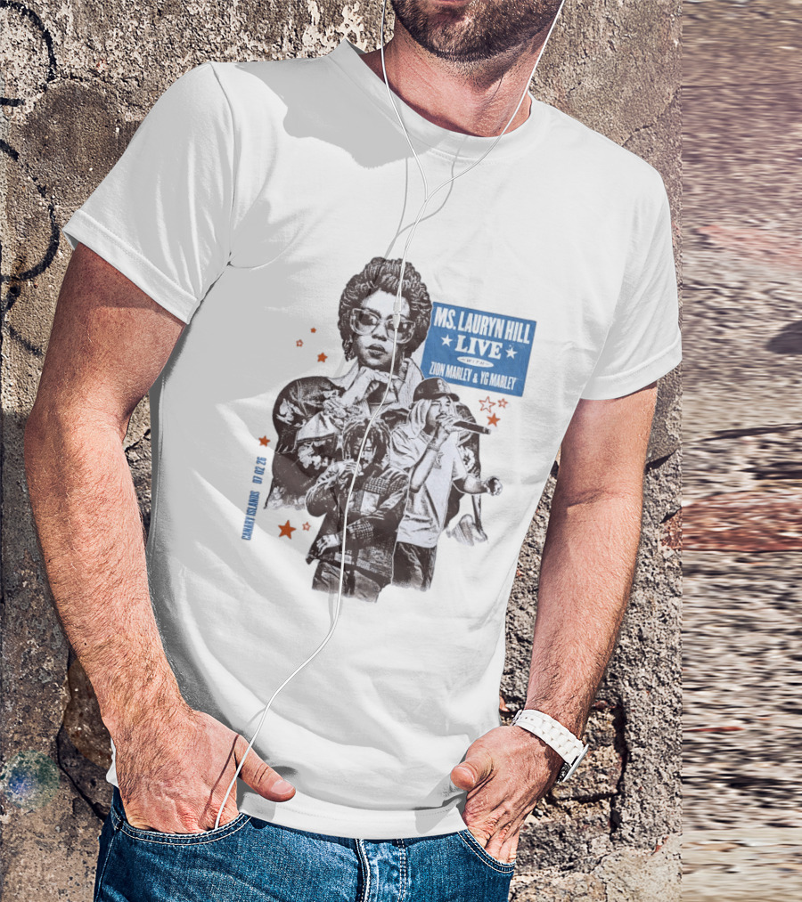 Ms Lauryn Hill Live Zion Marley YG Marley Canary Islands February 2026 T-Shirt