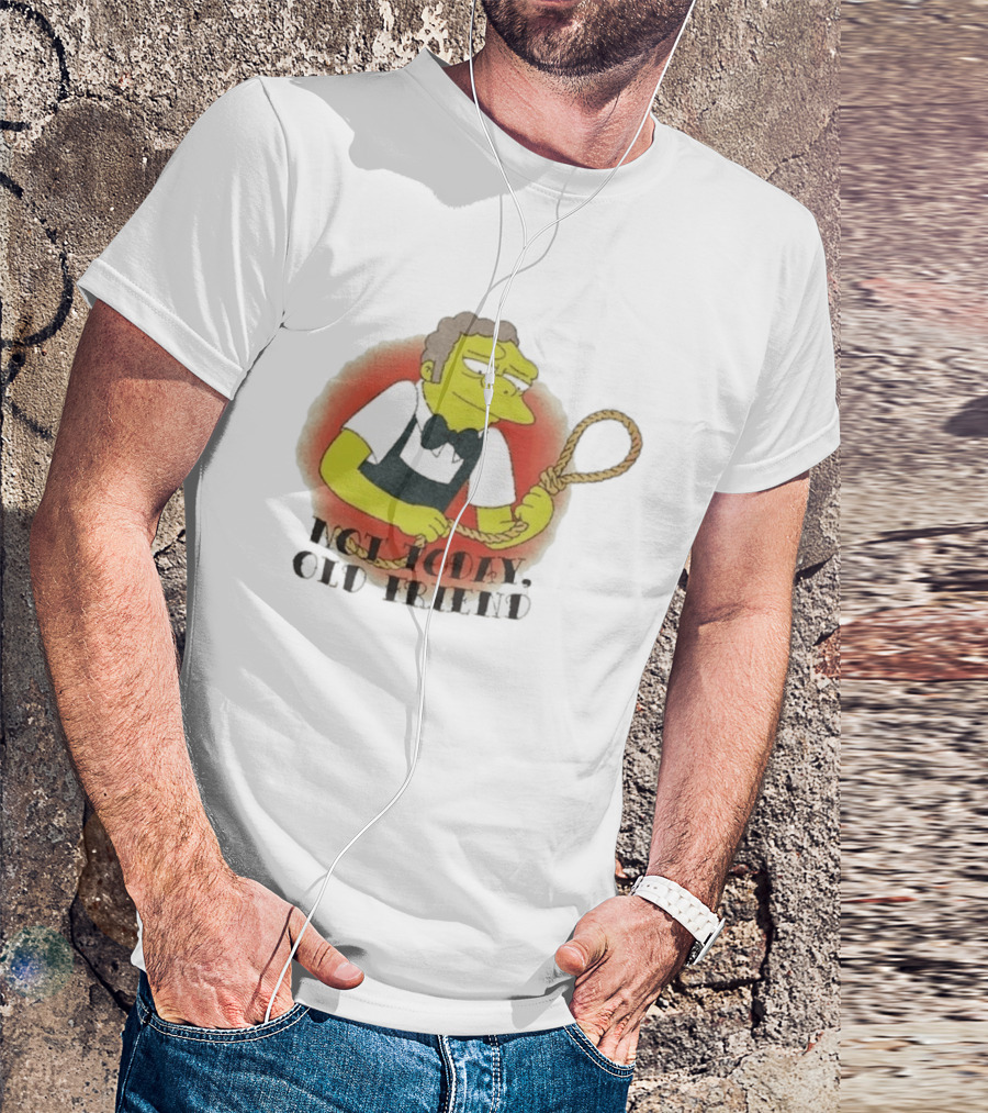 Not Today Old Friend Moe Szyslak Simpsons Meme Tattoo Rope T-Shirt