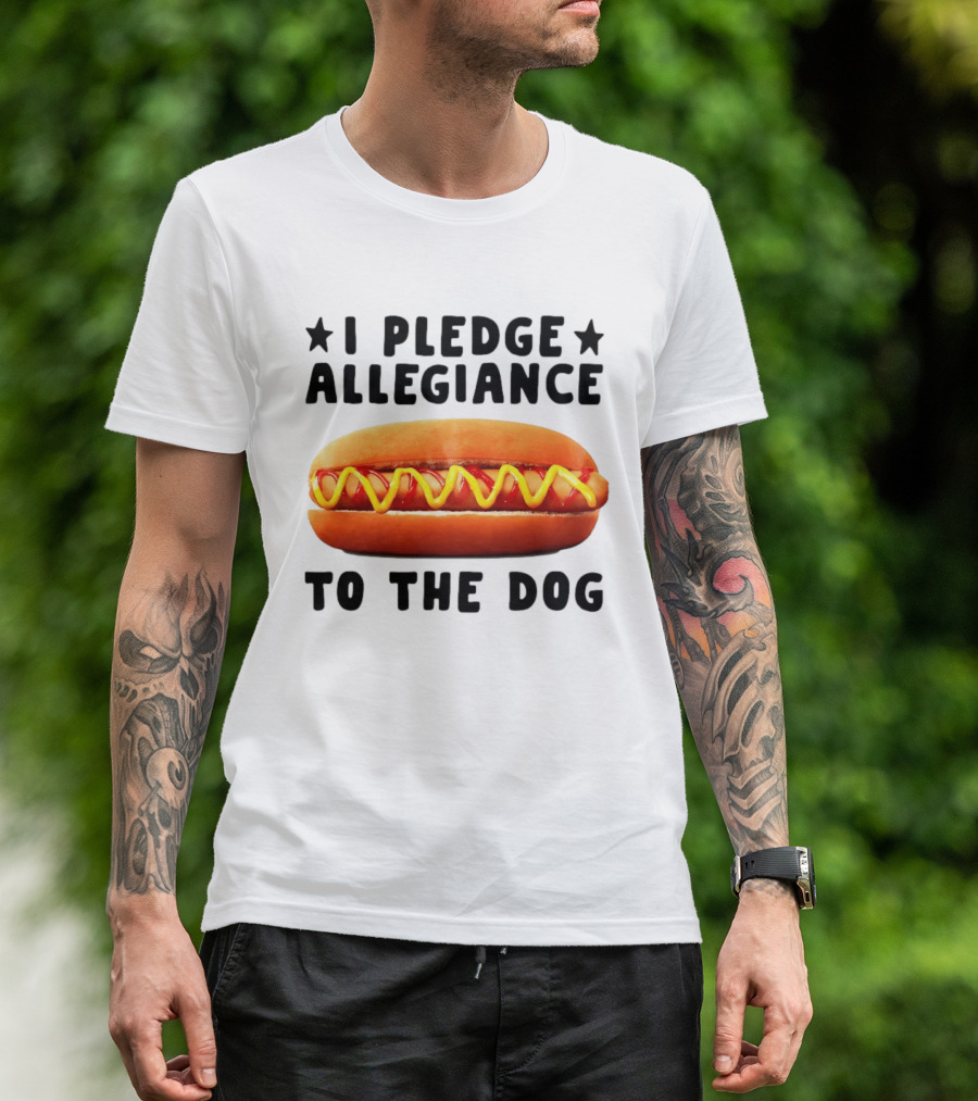 I Pledge Allegiance To The Hot Dog T-Shirt