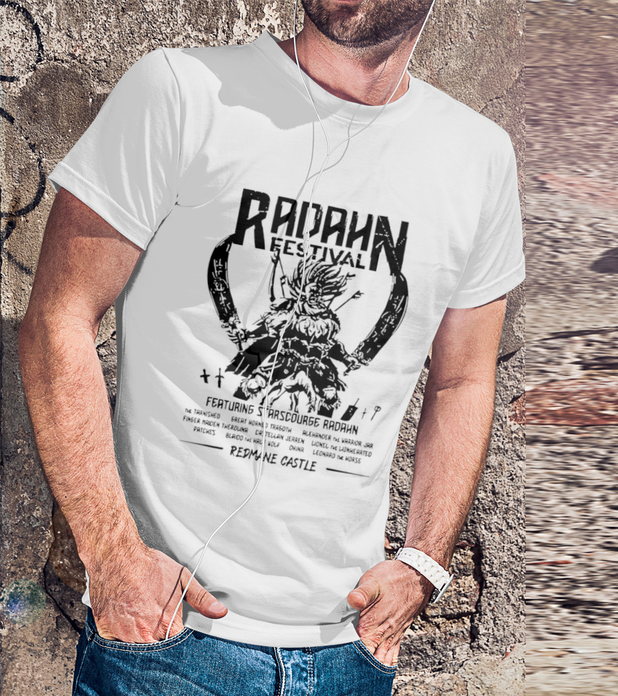 Radahn Festival Starscourge Elden Ring Redmane Castle The Tarnished Blaidd T-Shirt