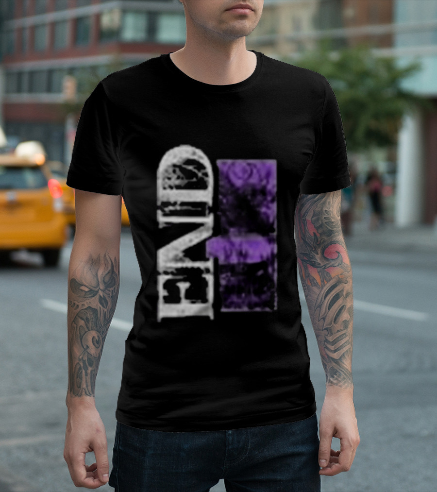 Closed Casket Activities End Victim Purple Black T-Shirt
