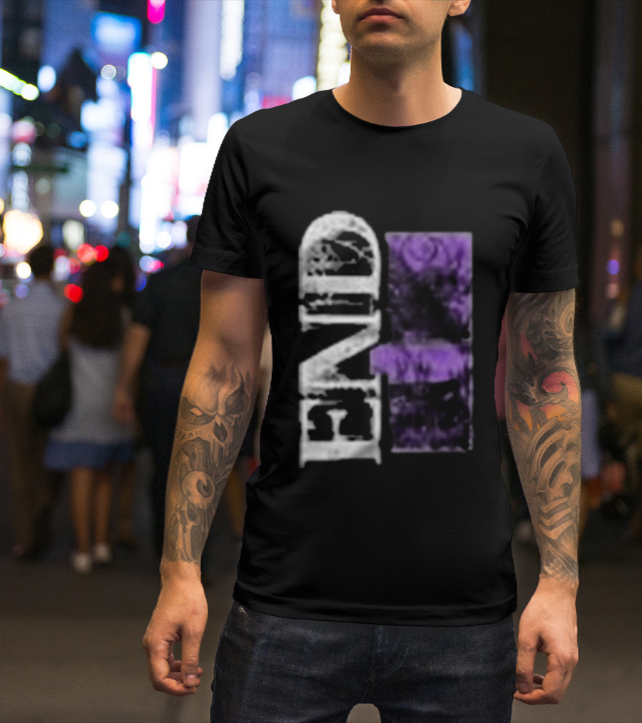 Closed Casket Activities End Victim Purple Black T-Shirt