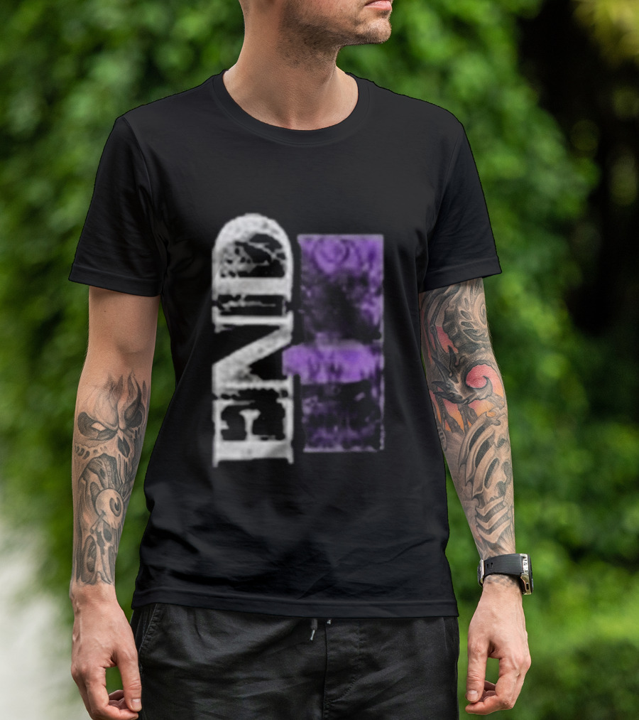 Closed Casket Activities End Victim Purple Black T-Shirt