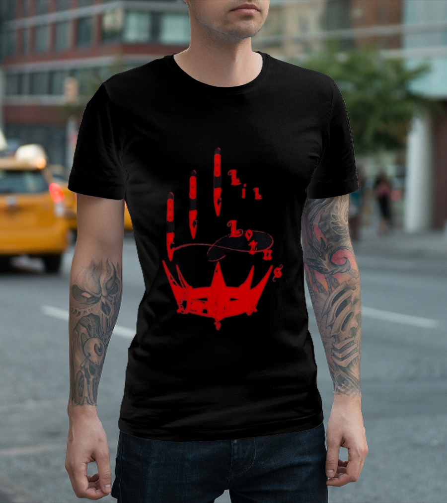 Lil Lotus Ocean Crown Hand T-Shirt