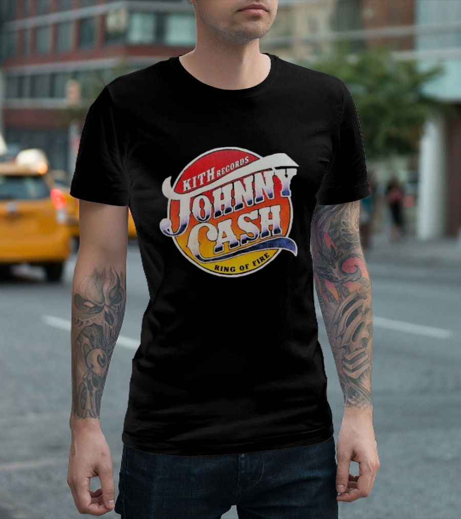 Kith Records Johnny Cash Ring Of Fire T-Shirt