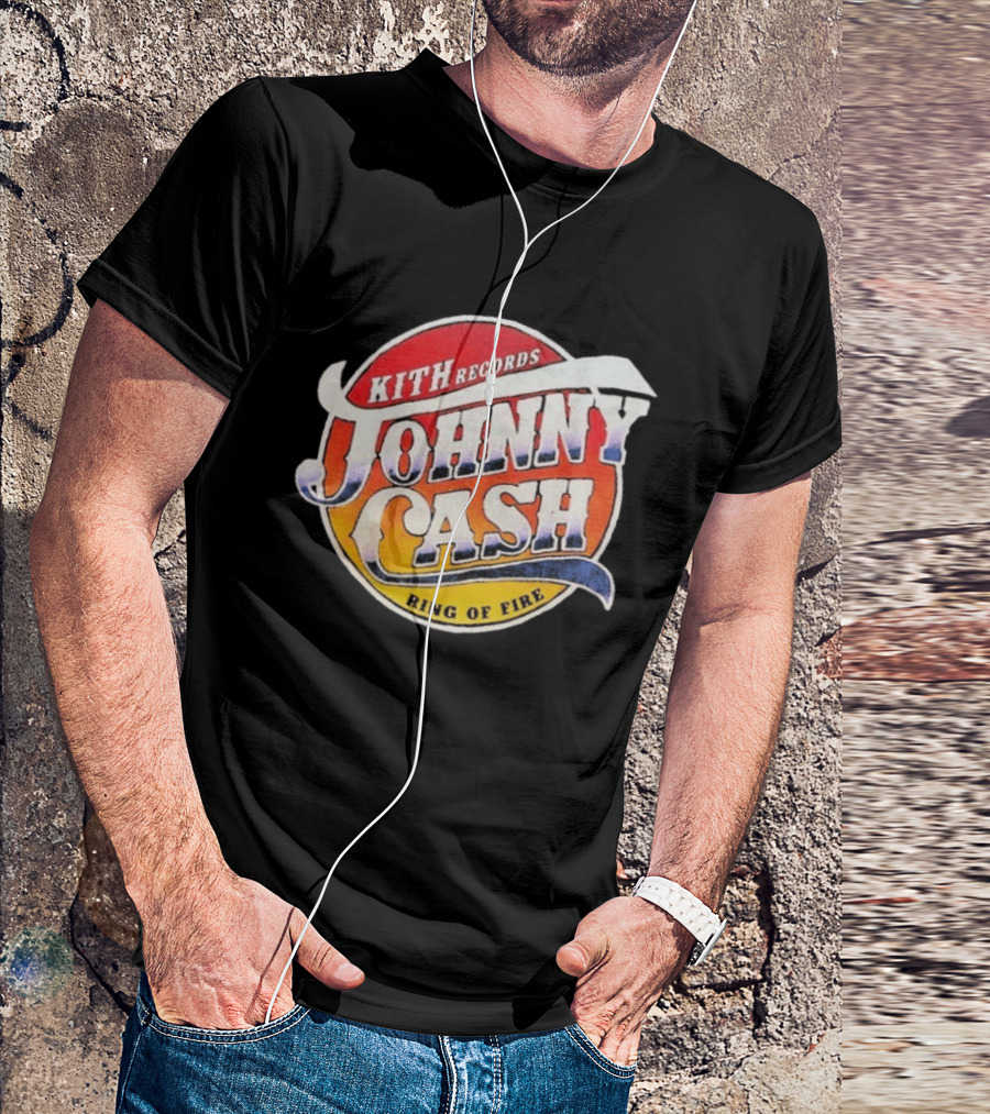 Kith Records Johnny Cash Ring Of Fire T-Shirt