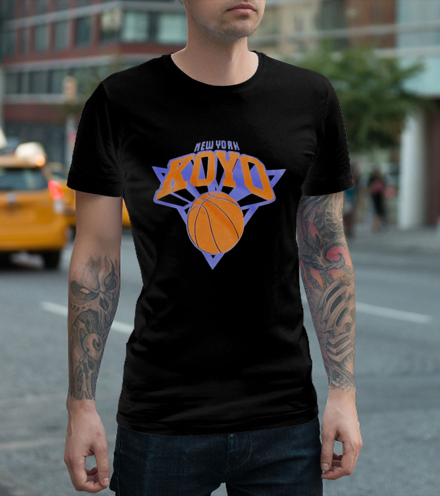 New York Koyo Basketball Vintage Style Sports Fan Collection T-Shirt