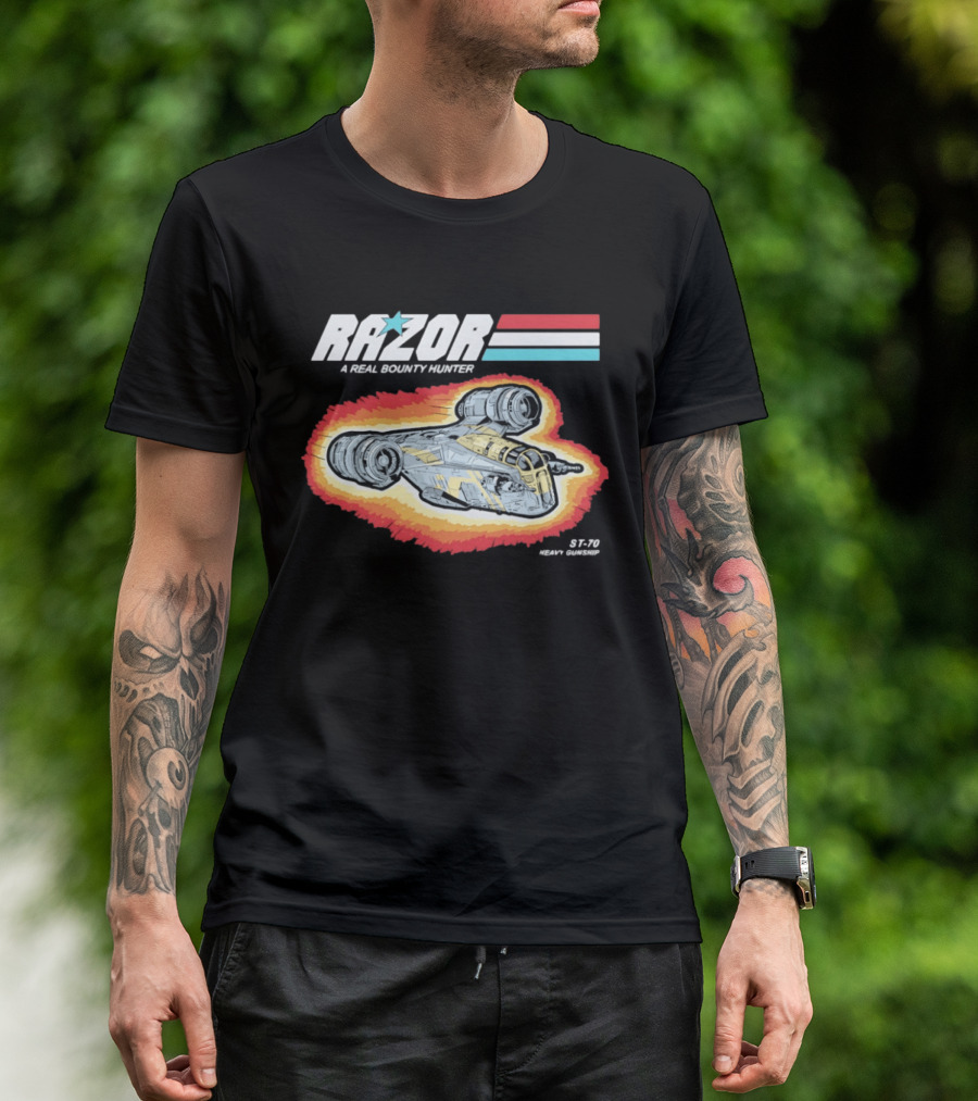 Razor A Real Bounty Hunter ST 70 Heavy Gunship T-Shirt