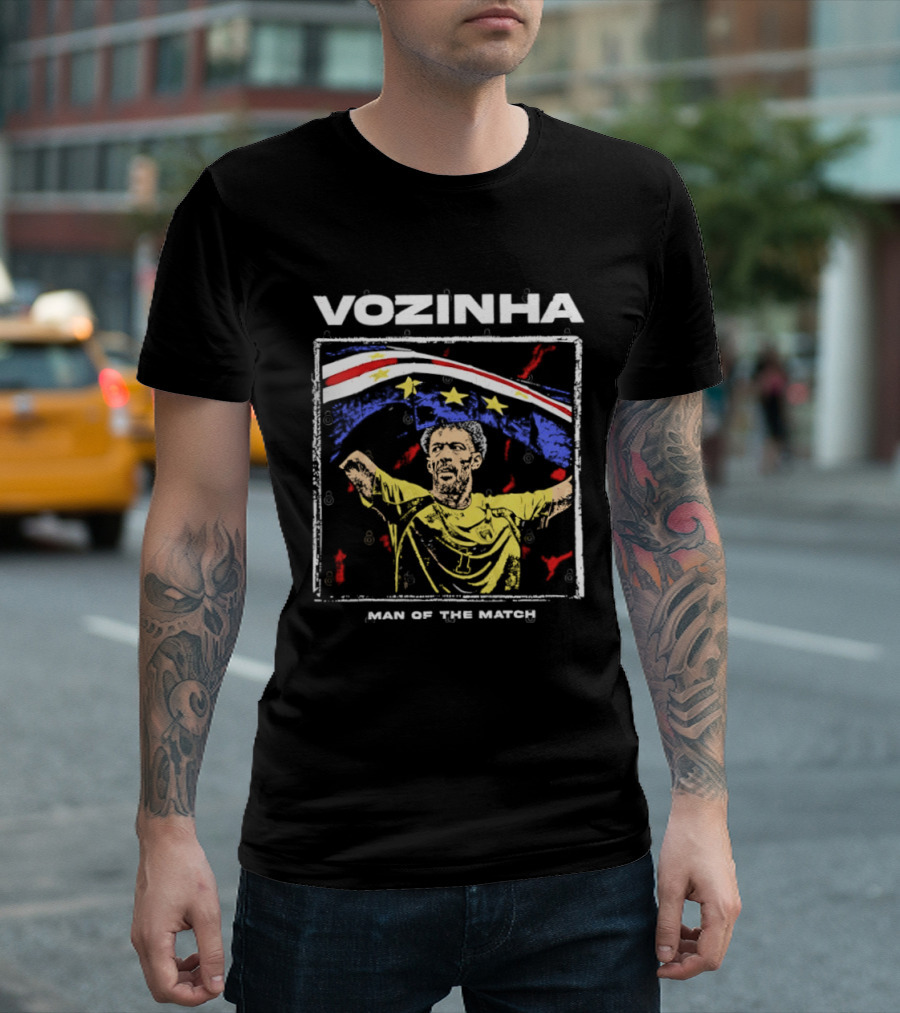 Vozinha Cape Verde National Football Team Man Of The Match T-Shirt