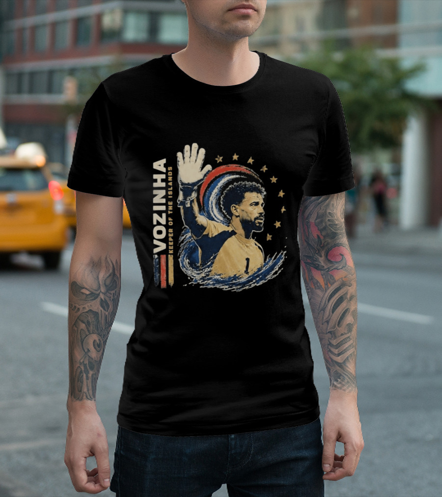 Vozinha Keeper Of The Islands Cape Verde National Football Team Stars T-Shirt
