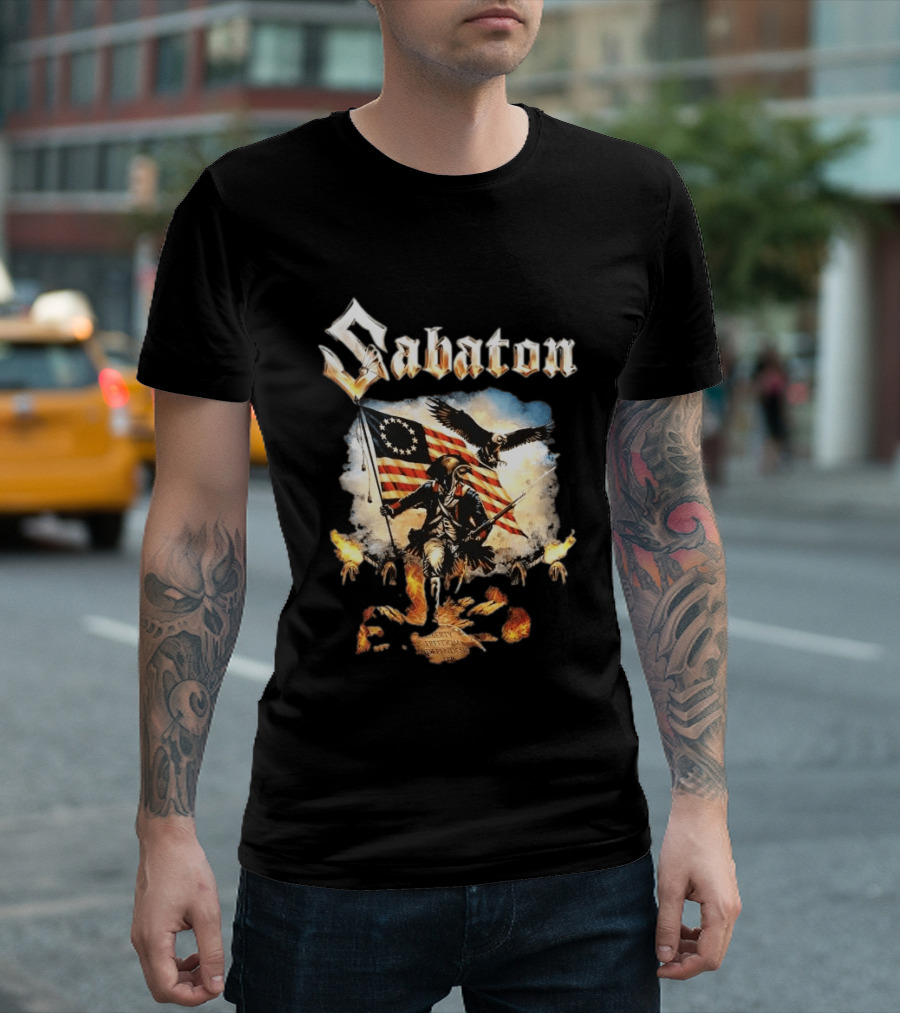 Sabaton Liberty Of Death USA 4th Of July 2026 Independence Freedom T-Shirt