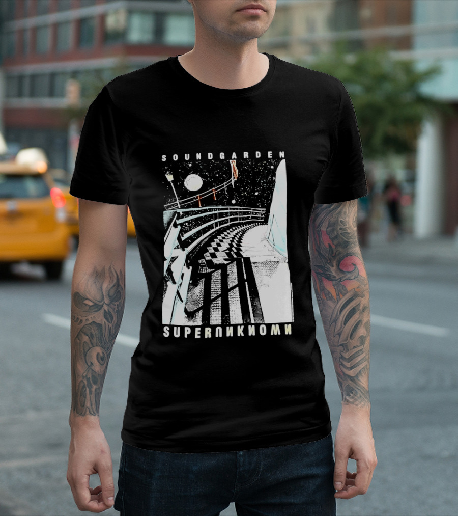 Soundgarden Superunknown Album Art Pathway Scene T-Shirt
