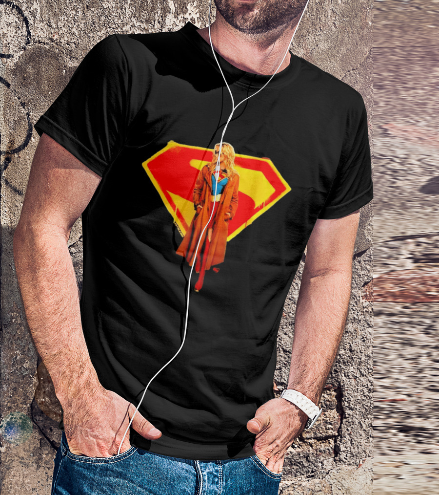 Supergirl 2026 Movie Iconic Superhero Emblem Heroine Coat T-Shirt