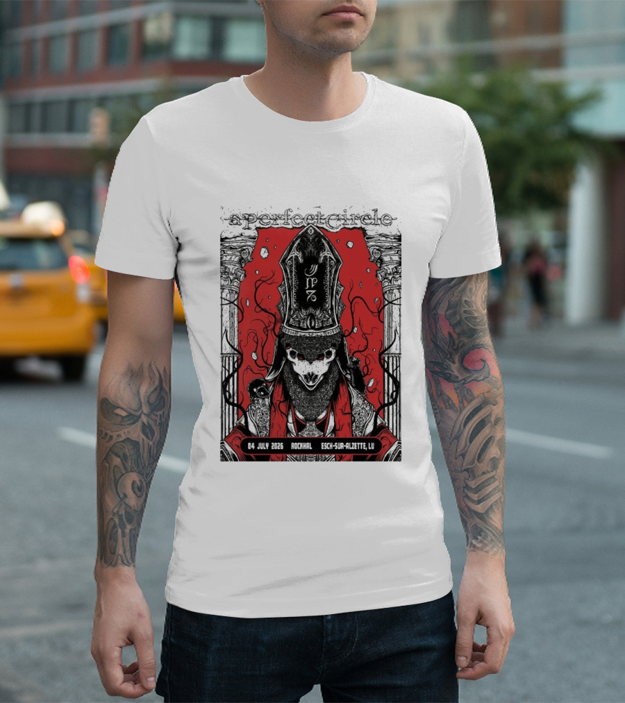 A Perfect Circle Esch Sur Alzette Rockhal 4 July 2025 Event T-Shirt