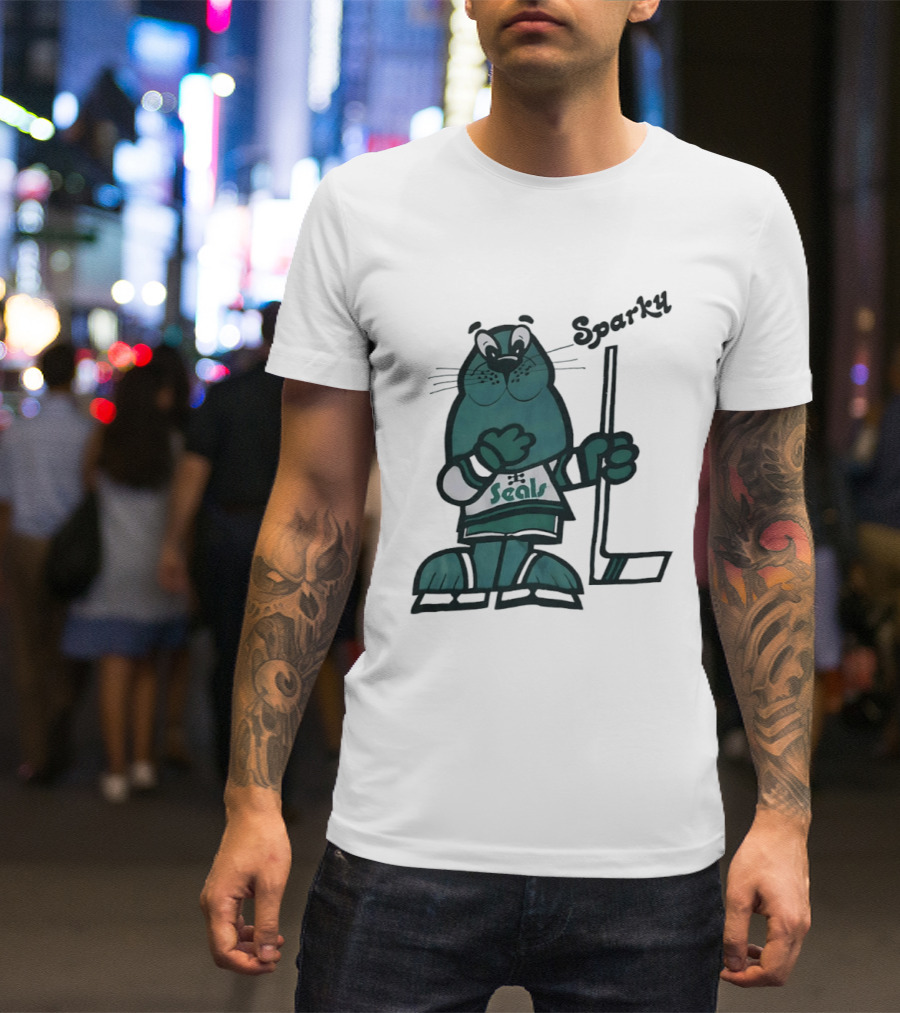 Sparky Seals Hockey Team California Golden Seals T-Shirt