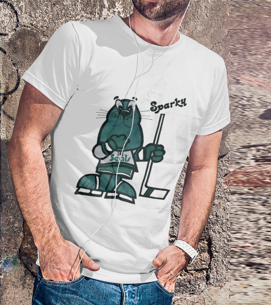 Sparky Seals Hockey Team California Golden Seals T-Shirt