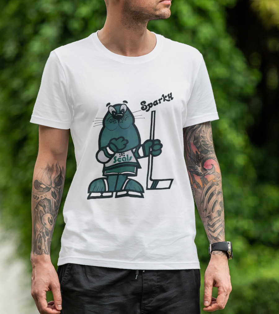 Sparky Seals Hockey Team California Golden Seals T-Shirt