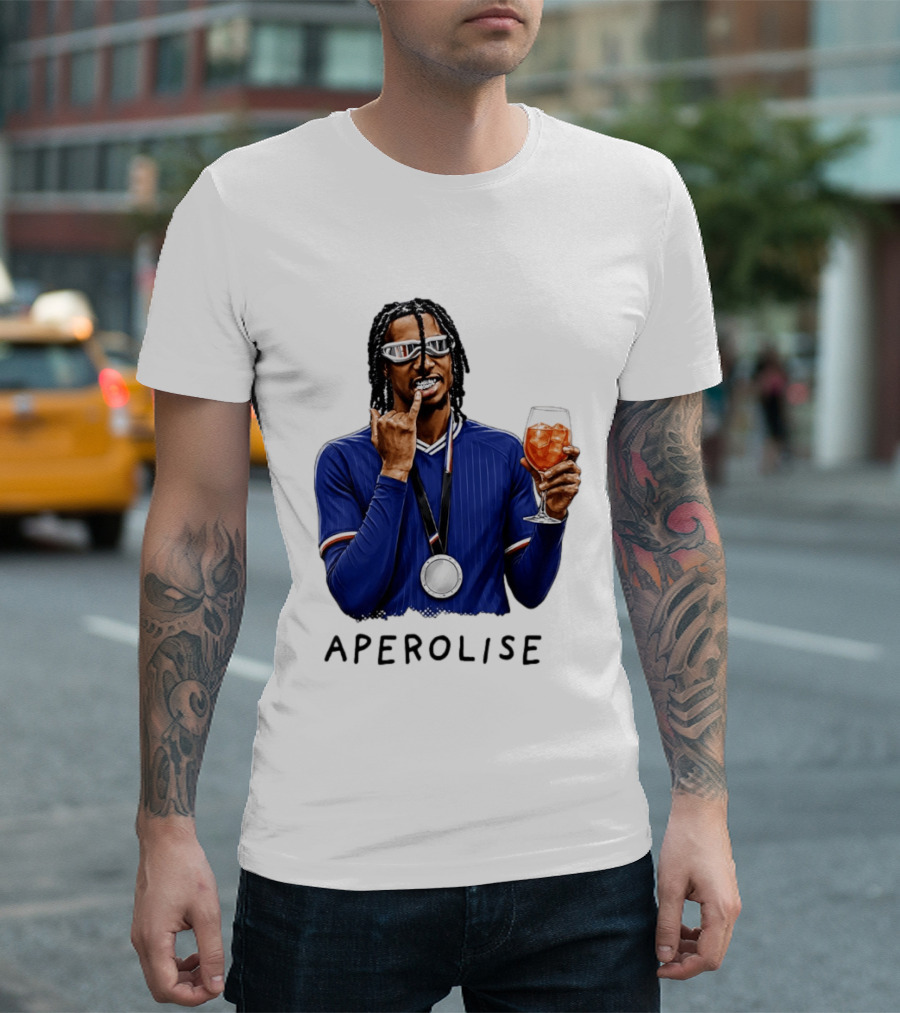 Michael Olise Aperolise Crystal Palace Player Celebration T-Shirt