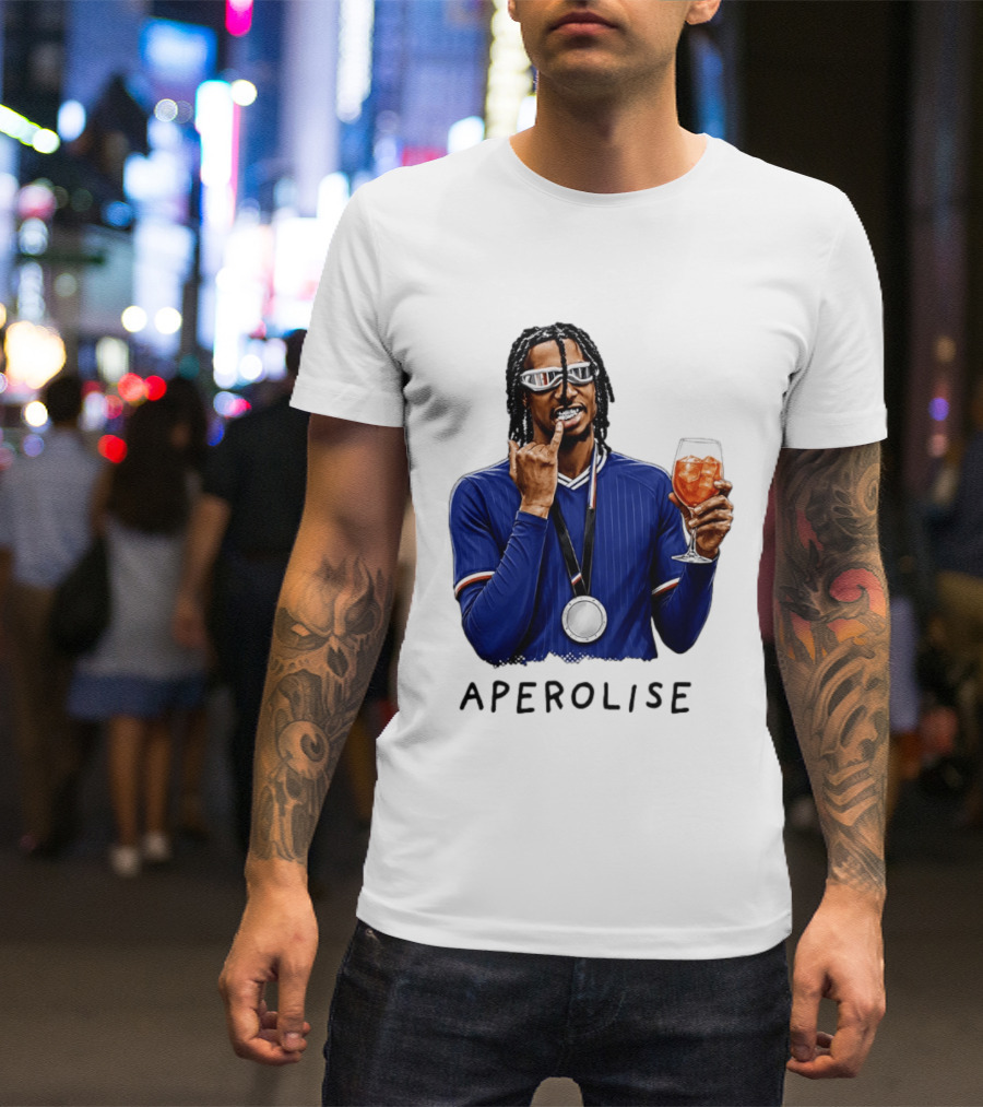Michael Olise Aperolise Crystal Palace Player Celebration T-Shirt