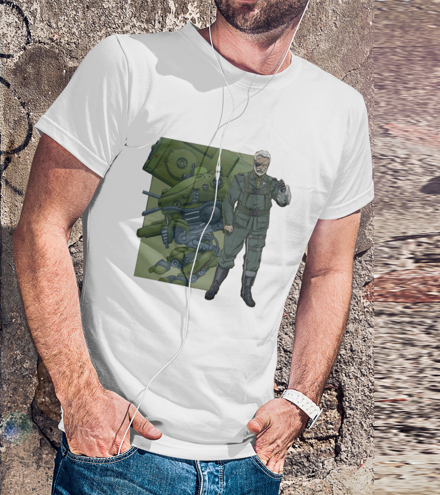 Big Boss Metal Gear Solid Character And Mech T-Shirt