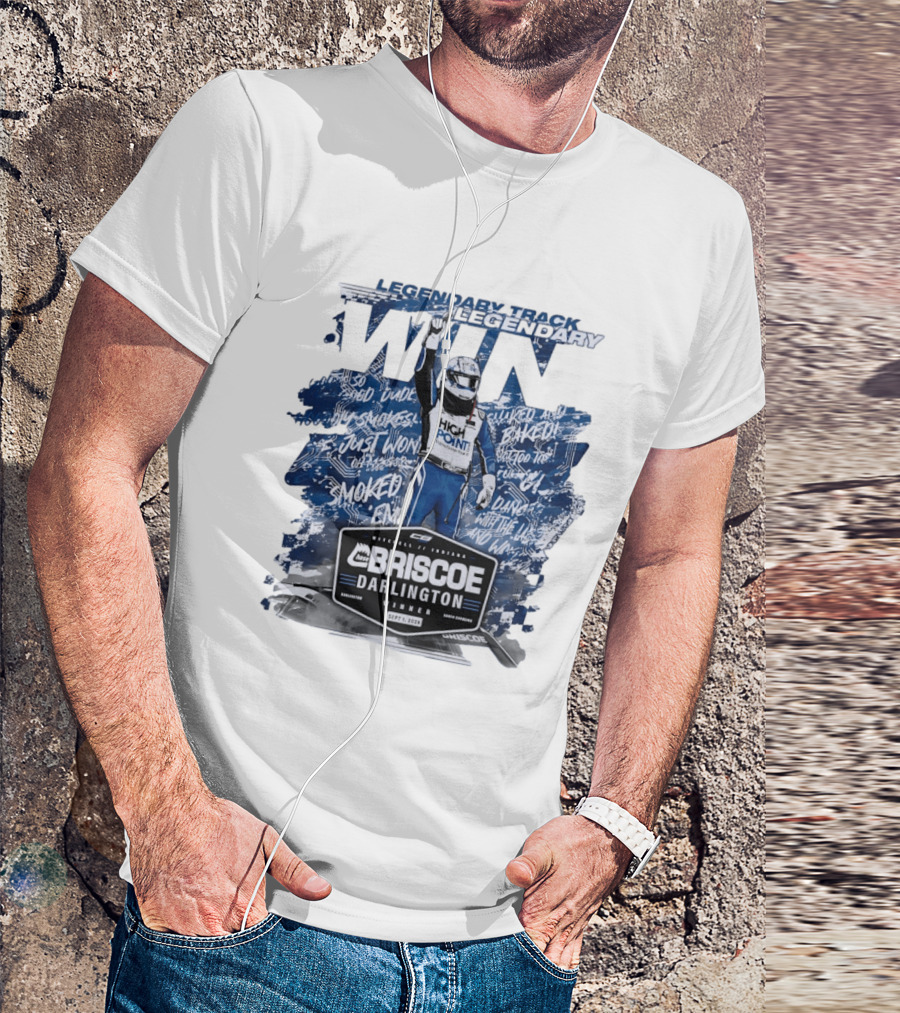 Legendary Track Legendary Win Chase Briscoe Darlington Winner Sept 1 2024 Smoked Em T-Shirt