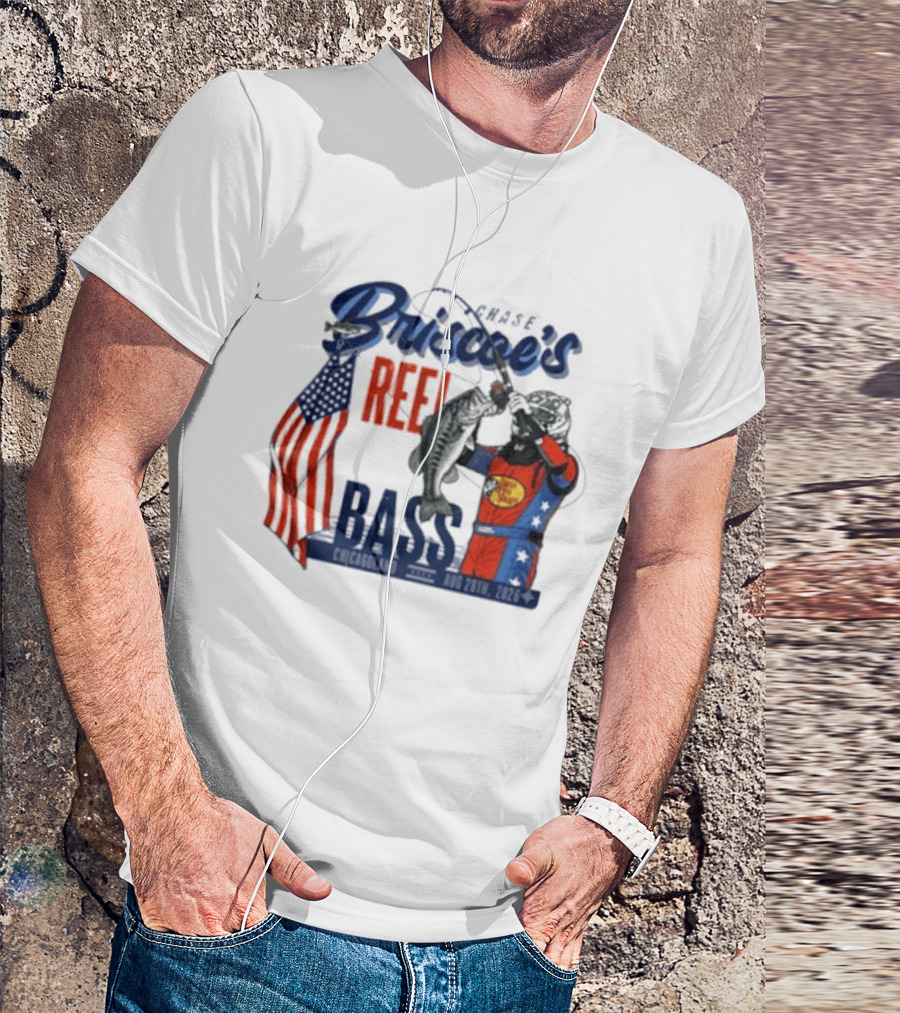 Chase Briscoe's Reel Bass Pro Shops Chicagoland Aug 28th 2026 T-Shirt