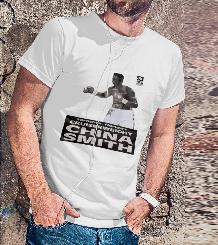 China Smith Sarasota Florida Cruiserweight Boxing Legend HCG Five Star Productions T-Shirt